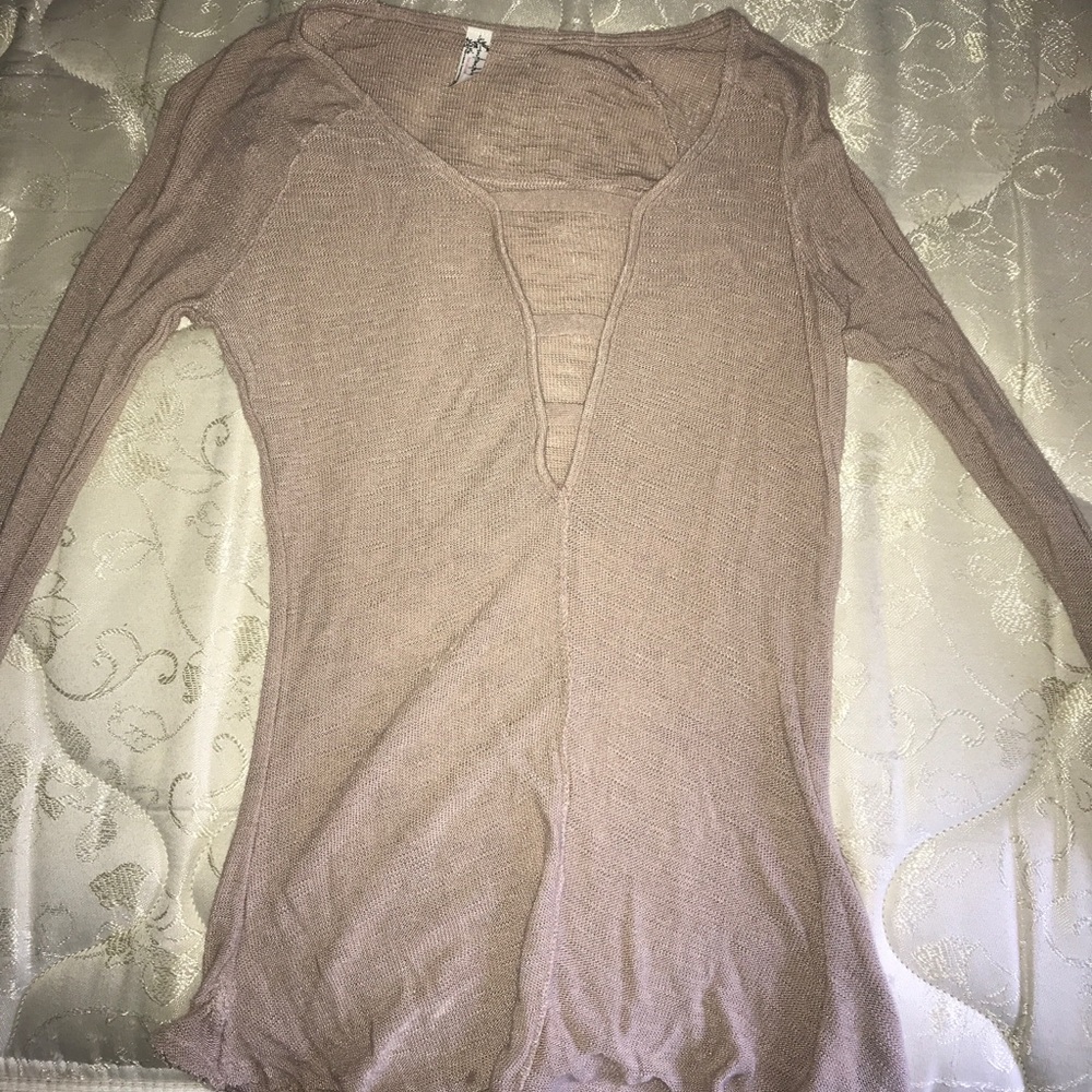 Free people long sleeve shirt